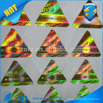 2016 Impressão personalizada de alta qualidade 3m laser cut sticker hologram hologram